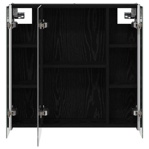 Шкаф с огледало за баня Черния дъб 63,5 x 15,5 x 60,5 см