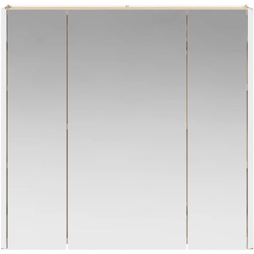 Шкаф с огледало за баня Сонома дъб 63,5 x 15,5 x 60,5 см