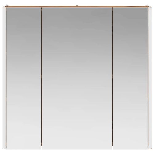 Шкаф с огледало за баня Старо дърво 63,5 x 15,5 x 60,5 см