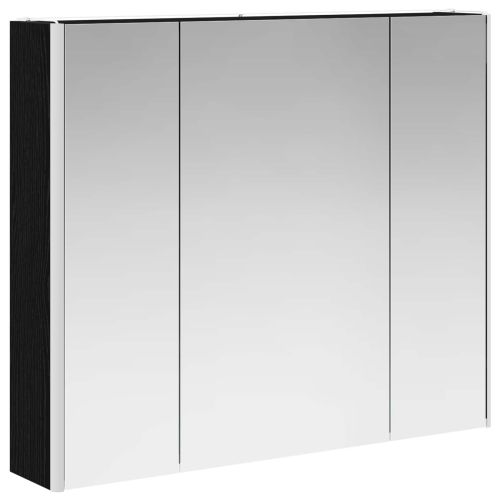 Шкаф с огледало за баня Черния дъб 83,5 x 15,5 x 70 см