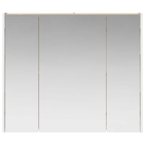 Шкаф с огледало за баня Сонома дъб 83,5 x 15,5 x 70 см