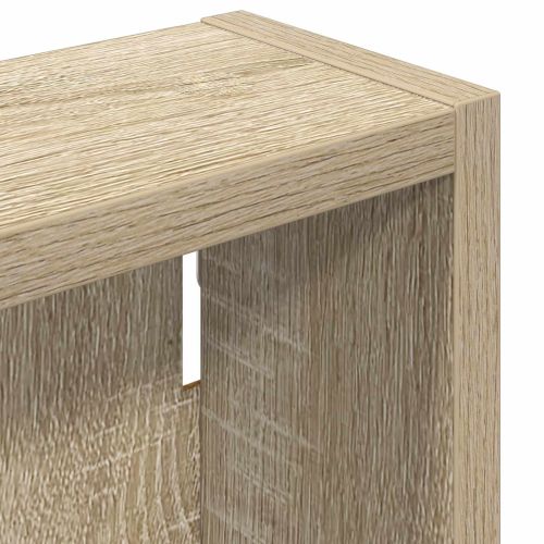 Банен стенен шкаф с рафт Сонома дъб 20 x 10 x 60,5 см