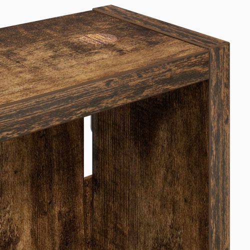 Банен стенен шкаф с рафт Пушена Дъб 20 x 10 x 60,5 см