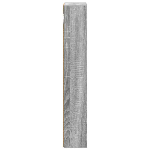 Банен стенен шкаф с рафт Сиво Сонома 20 x 10 x 60,5 см