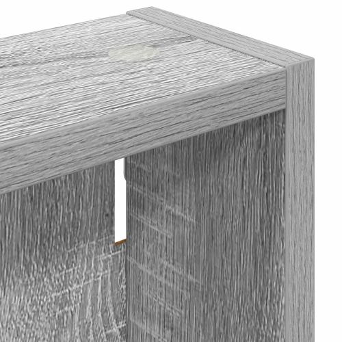 Банен стенен шкаф с рафт Сиво Сонома 20 x 10 x 60,5 см