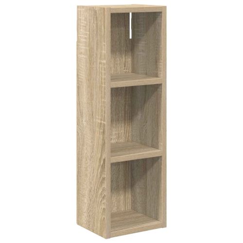 Банен стенен шкаф с рафт Сонома дъб 20 x 16 x 62,5 см