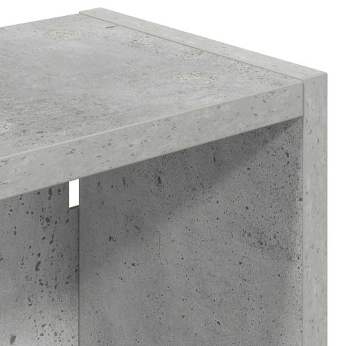 Банен стенен шкаф с рафт Бетонно Сиво 20 x 16 x 62,5 см