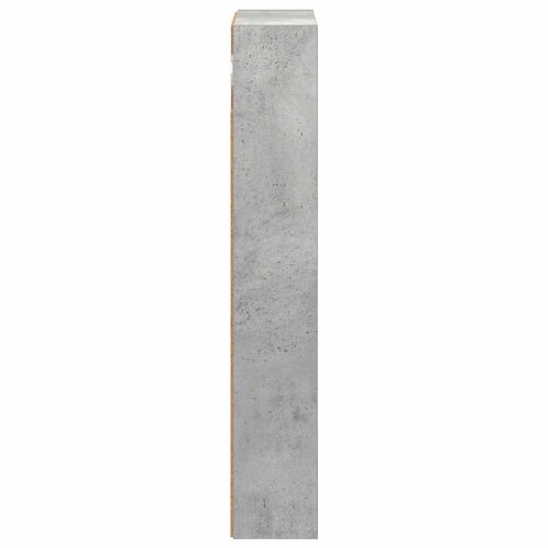 Банен стенен шкаф с рафт Бетонно Сиво 30 x 10 x 60,5 см
