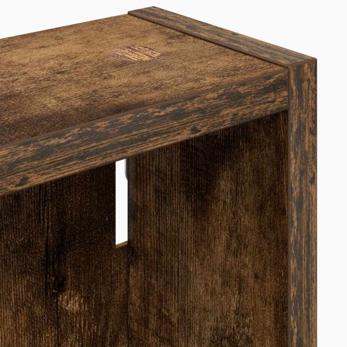 Банен стенен шкаф с рафт Пушена Дъб 30 x 10 x 60,5 см