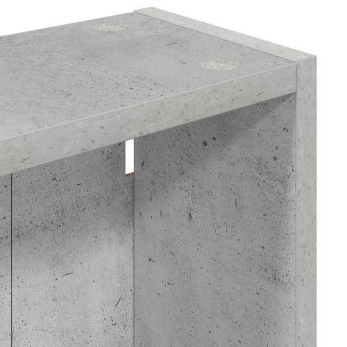 Банен стенен шкаф с рафт Бетонно Сиво 30 x 14 x 70 см