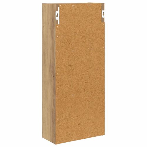 Банен стенен шкаф с рафт Дъб Артизан 30 x 14 x 70 см
