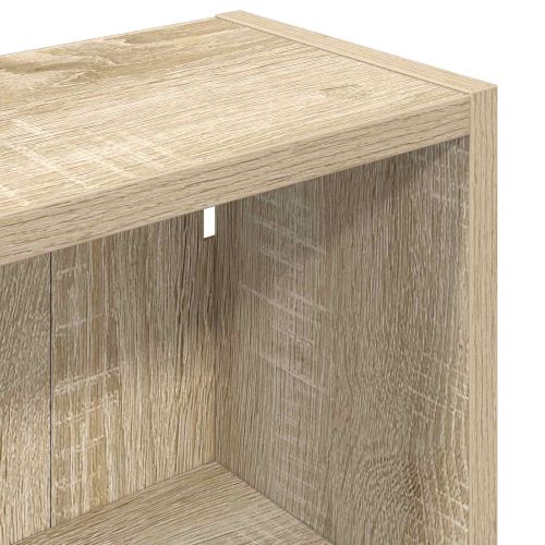 Банен стенен шкаф с рафт Сонома дъб 30 x 16 x 62,5 см