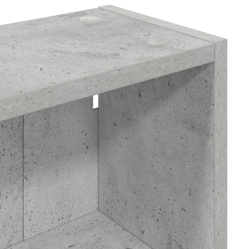 Банен стенен шкаф с рафт Бетонно Сиво 30 x 16 x 62,5 см