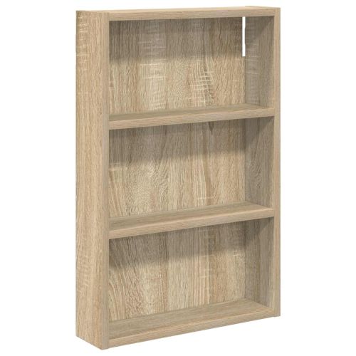 Банен стенен шкаф с рафт Сонома дъб 40 x 10 x 60,5 см