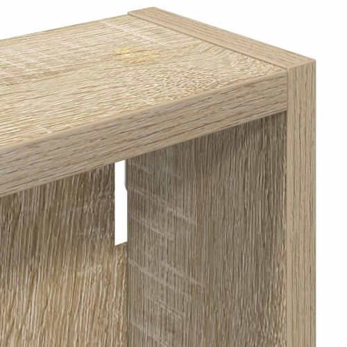 Банен стенен шкаф с рафт Сонома дъб 40 x 10 x 60,5 см