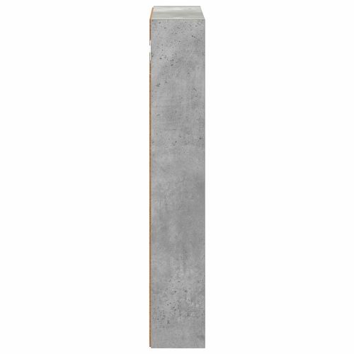 Банен стенен шкаф с рафт Бетонно Сиво 40 x 10 x 60,5 см