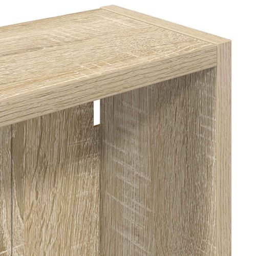 Банен стенен шкаф с рафт Сонома дъб 40 x 14 x 70 см