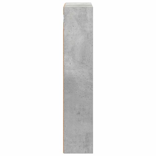 Банен стенен шкаф с рафт Бетонно Сиво 40 x 14 x 70 см
