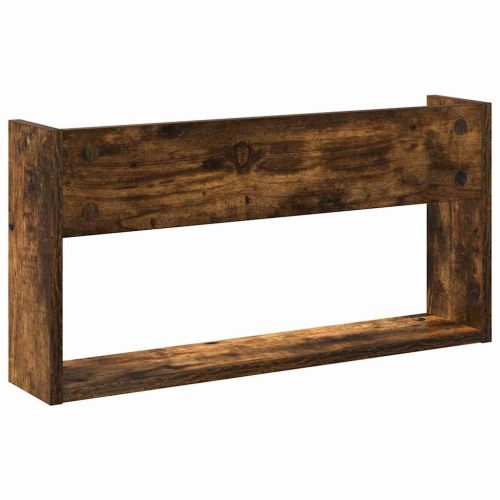 Етажерка за списания с рафт 2 pcs Димян дъб 60 x 12 x 30 см