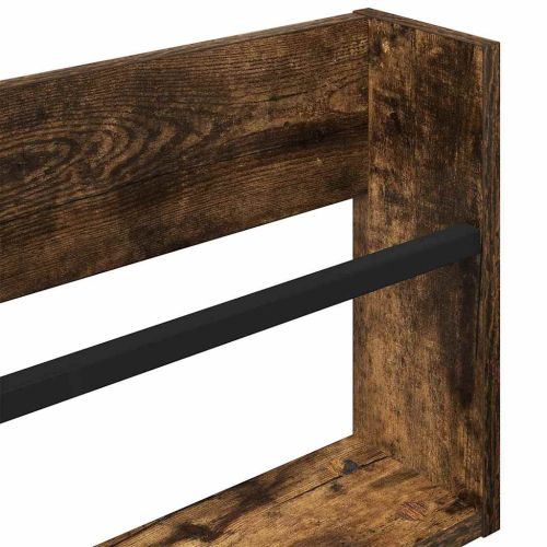 Етажерка за списания с рафт 2 pcs Димян дъб 60 x 12 x 30 см