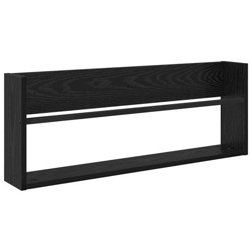 Етажерка за списания Черния дъб 80 x 12 x 30 см Инженерно дърво
