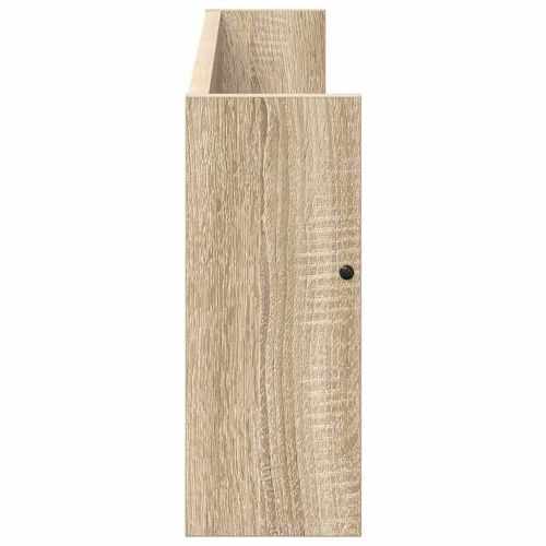 Етажерка за списания с рафт 2 pcs Сонома дъб 80 x 12 x 30 см