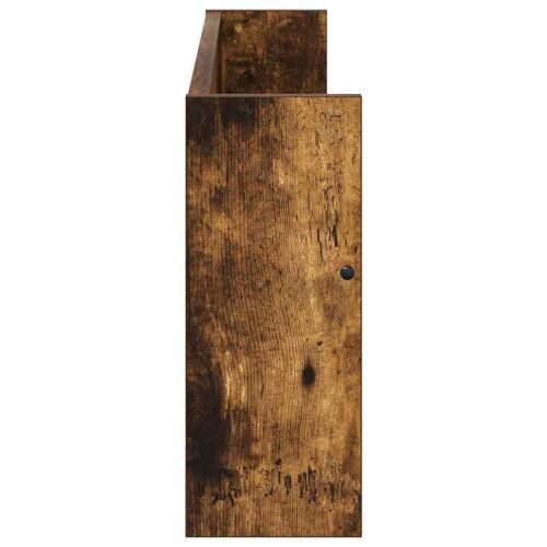 Етажерка за списания с рафт 2 pcs Димян дъб 80 x 12 x 30 см