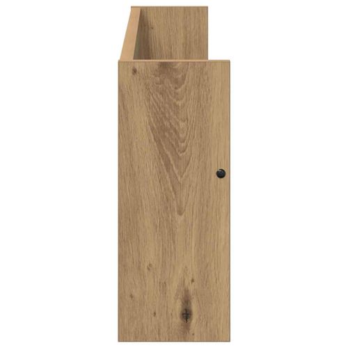 Етажерка за списания с рафт Дъб 80 x 12 x 30 см Инженерно дърво