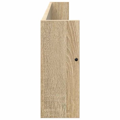 Етажерка за списания с рафт Сонома дъб 100 x 12 x 30 см