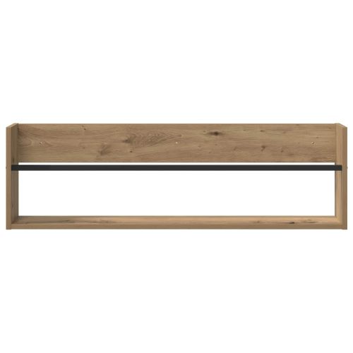 Етажерка за списания 2 pcs Дъб 100 x 12 x 30 см Инженерно дърво