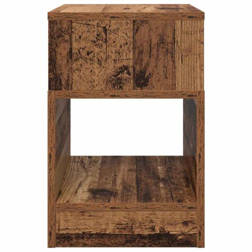 Крайна масичка Старо дърво 30,5 x 30 x 45 см Инженерно дърво