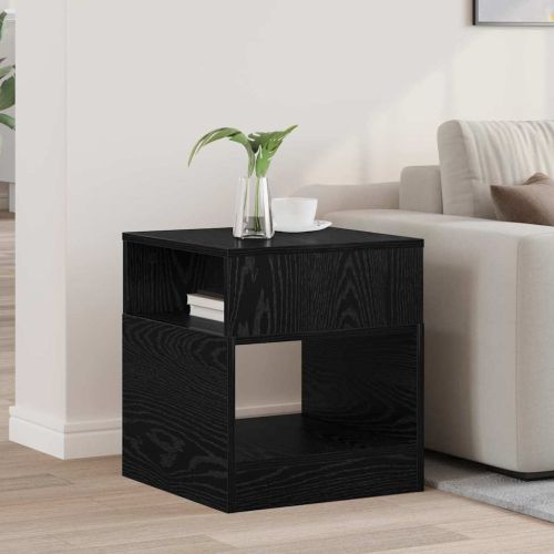 Крайна масичка Черния дъб 40,5 x 40 x 45 см Инженерно дърво