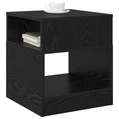 Крайна масичка 2 pcs Черния дъб 40,5 x 40 x 45 см