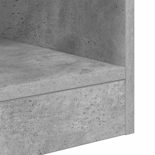 Крайна масичка Циментено сиво 40,5 x 40 x 45 см Инженерно дърво