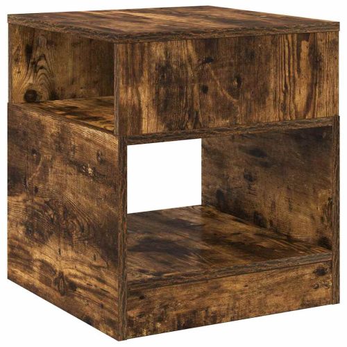 Крайна масичка 2 pcs Димян дъб 40,5 x 40 x 45 см