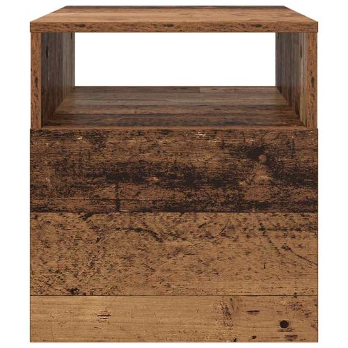 Крайна масичка 2 pcs Старо дърво 40,5 x 40 x 45 см