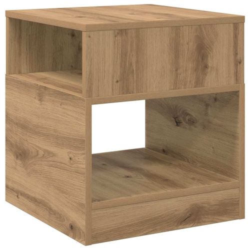 Крайна масичка 2 pcs Дъб 40,5 x 40 x 45 см Инженерно дърво
