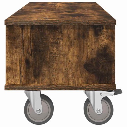 ТВ стойка Димян дъб 100 x 35 x 35 см Инженерно дърво