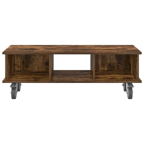 ТВ стойка Димян дъб 100 x 35 x 35 см Инженерно дърво