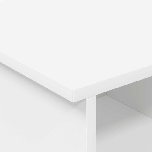 ТВ стойка Бяло 68,5 x 35 x 35 см Инженерно дърво