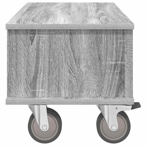 ТВ стойка Сив Сонома 68,5 x 35 x 35 см Инженерно дърво