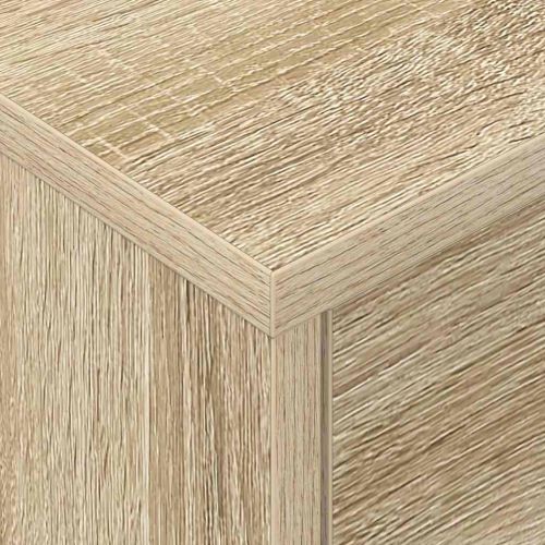 Нощно шкафче 2 pcs Сонома дъб 40,5 x 40 x 48 см Инженерно дърво