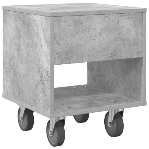 Нощно шкафче 2 pcs Циментено сиво 40,5 x 40 x 48 см