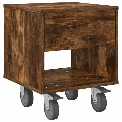 Нощно шкафче 2 pcs Димян дъб 40,5 x 40 x 48 см Инженерно дърво