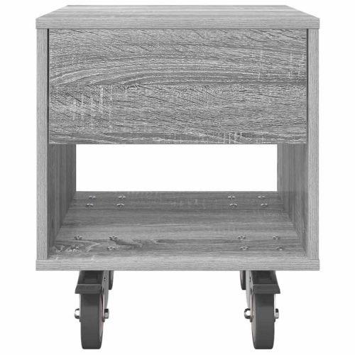 Нощно шкафче 2 pcs Сив Сонома 40,5 x 40 x 48 см Инженерно дърво