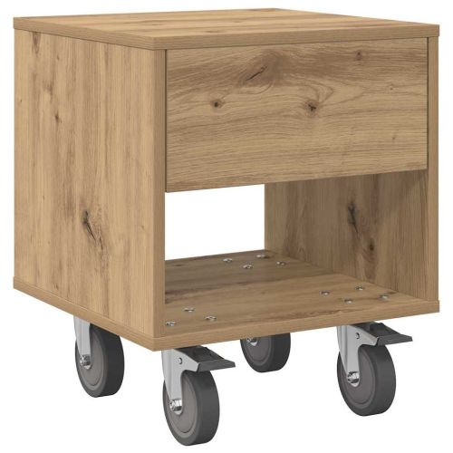 Нощно шкафче Дъб 40,5 x 40 x 48 см Инженерно дърво