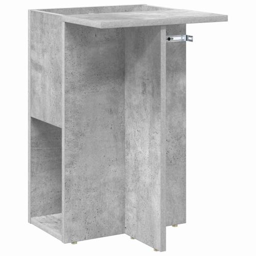 Крайна масичка Циментено сиво 35 x 40 x 55 см Инженерно дърво