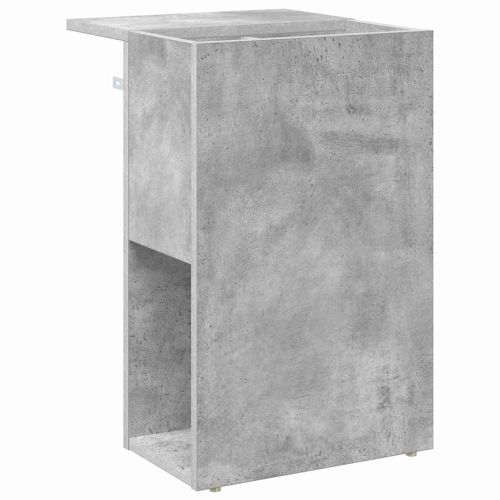 Крайна масичка Циментено сиво 35 x 40 x 55 см Инженерно дърво