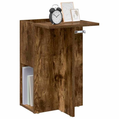 Крайна масичка Димян дъб 35 x 40 x 55 см Инженерно дърво