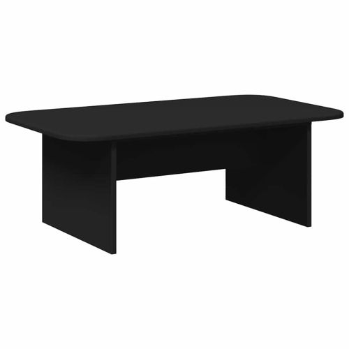 Масичка за кафе Черно 93 x 53 x 33 см Инженерно дърво